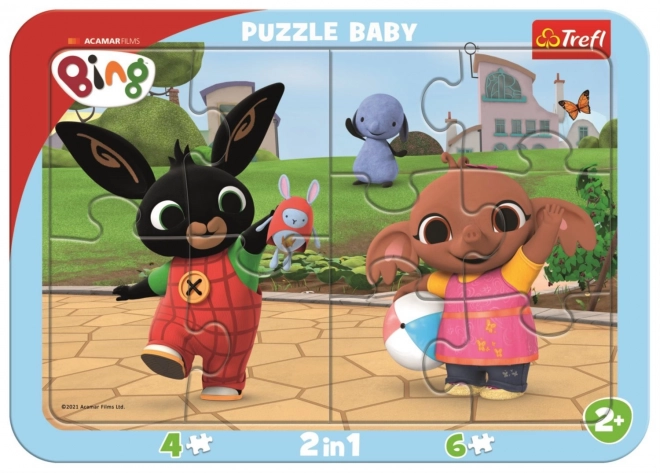 Dječje puzzle TREFL Bing se igra 2u1