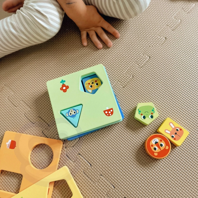 Montessori slagalica oblici i boje sa životinjama