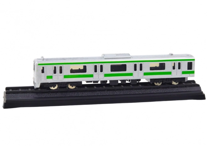 Sakupljački model vagona 1:48 metalik srebrni