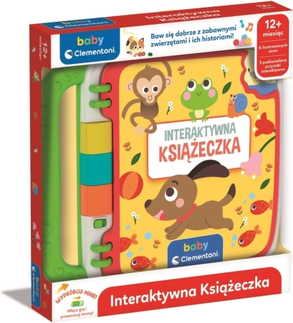 Interaktivna knjižica Baby Clementoni za djecu od 12 mjeseci