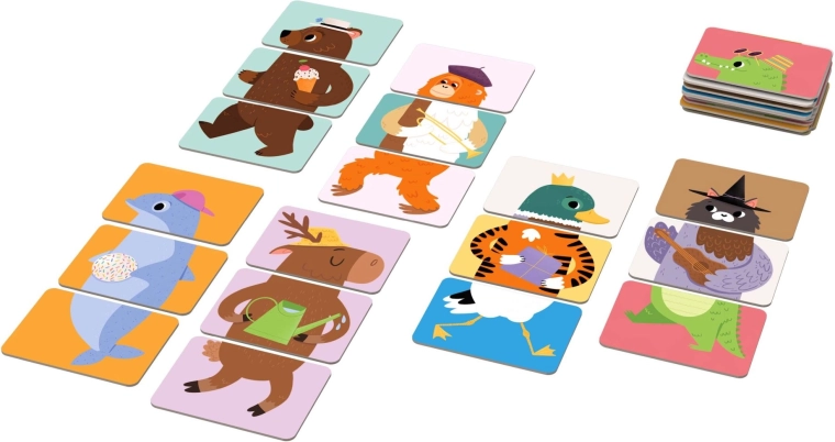 Učenje kroz igru: slaganje glava–tijelo–noge