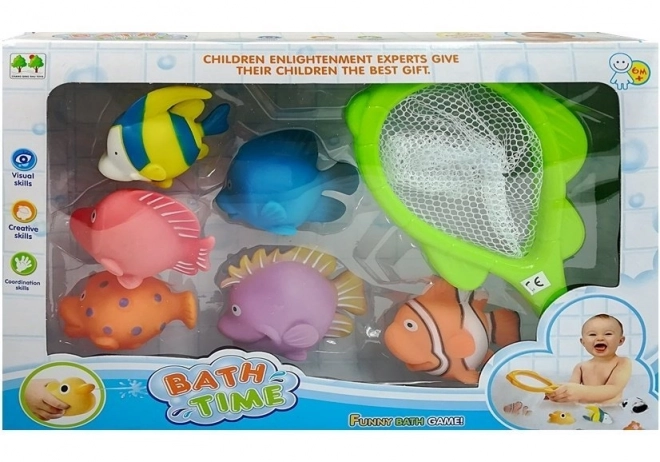 Set gumenih ribica za kupanje