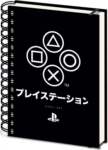 Spiralni blok A5 PLAYSTATION Onyx
