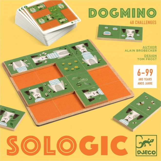 Drvena logička igra Dogmino