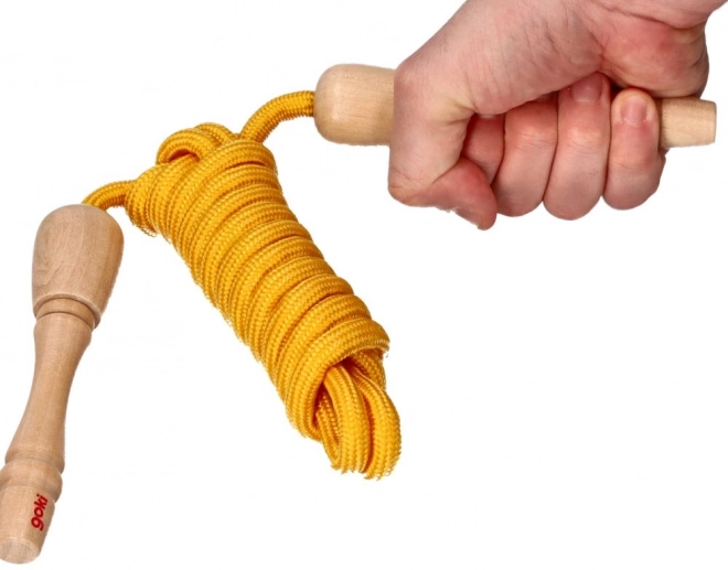 Goki uže za preskakanje s drvenim ručkama 240 cm