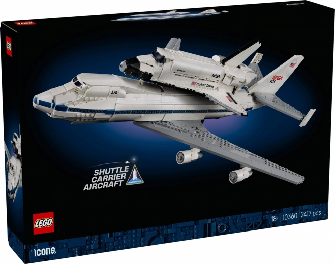 LEGO Icons NASA Shuttle Carrier – Boeing 747 s orbiterom Enterprise