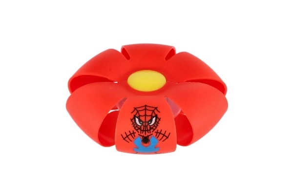 Ravna Lopta - Baci disk, uhvati loptu! plast 8 cm 4 boje 12 kom u kutiji