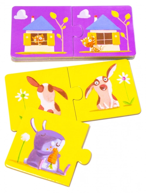 DJECO Puzzle Suprotnosti 12x2 dijelova