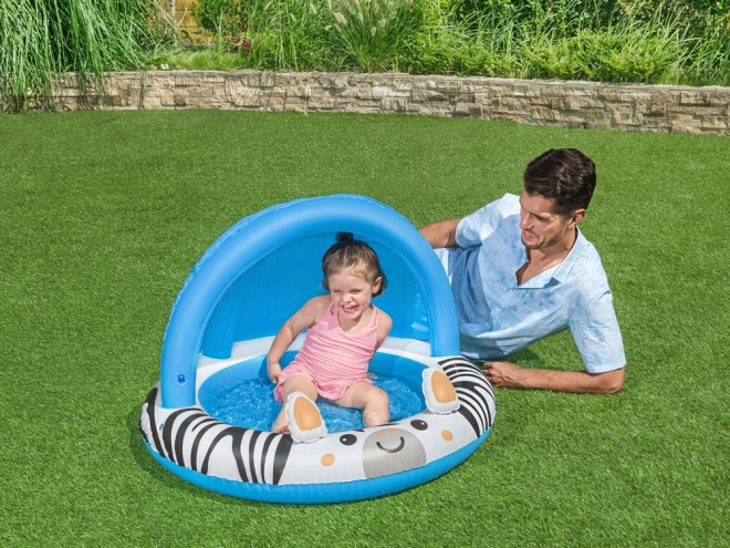 Dječji bazenčić s nadstrešnicom Bestway Zebra