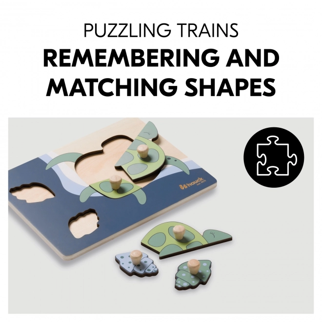 Drvene puzzle - kornjača