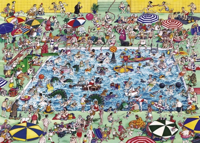 Puzzle 1000 dijelova Igra kod bazena