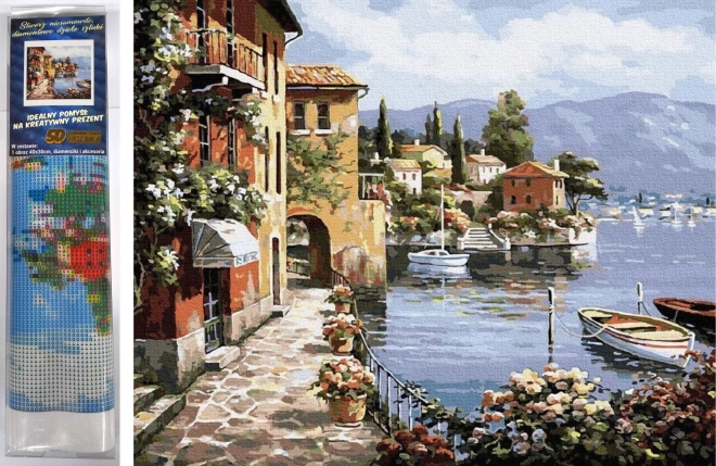 Dijamantno slikanje na obali 30x40cm