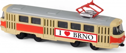 Metalni retro tramvaj BRNO 16 cm 1:87