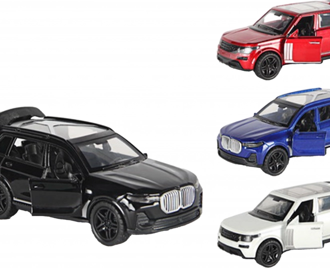 Metalni auto s povratnim mehanizmom 12 cm