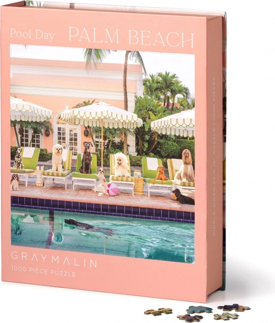 Puzzle Kraj bazena u Palm Beacha 1000 dijelova