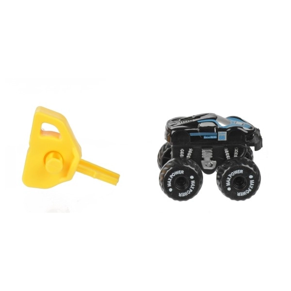 Auto terensko mini sa starterom plast 4cm u plastičnom jajetu 5x10cm 12ks u kutiji