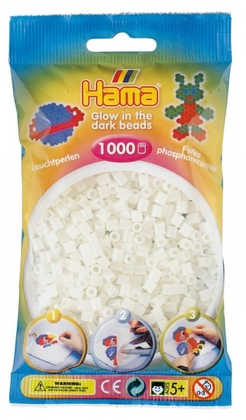 Pegle za perle Hama MIDI svijetle u mraku 1000 kom u vrećici