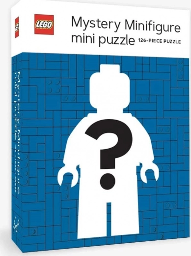 Puzzle LEGO tajanstvena minifigurica 126 dijelova – Plava