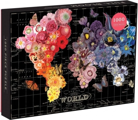 galison puzzle cvatuća zemlja 1000 dijelova