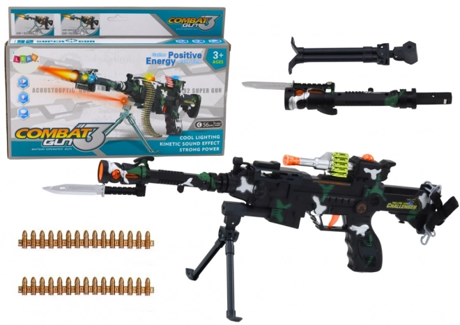 Vojna puška preko ramena Svjetlosni zvuk 50 cm