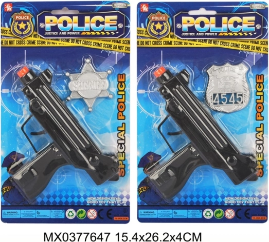 Policijski set s bedžom za djecu