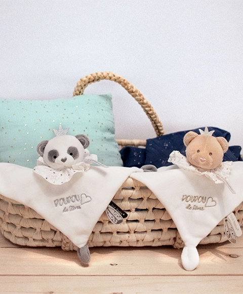 Poklon set - plišana dekica panda
