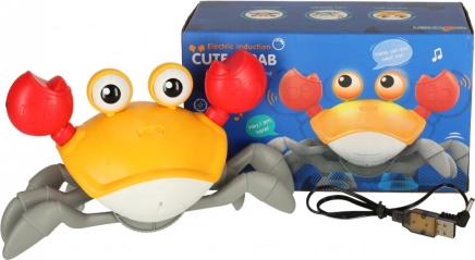 Interaktivni puzajući rak s glazbom na USB – Crvena