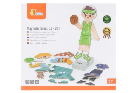 VIGA magnetski set za presvlačenje – dječak