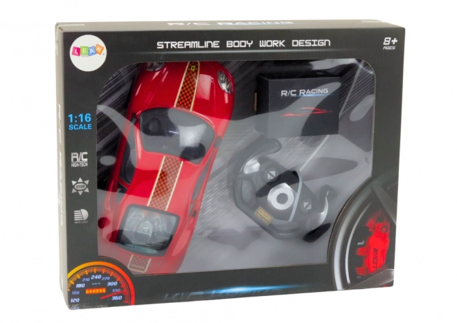 RC auto na daljinsko upravljanje 1:16 crveno