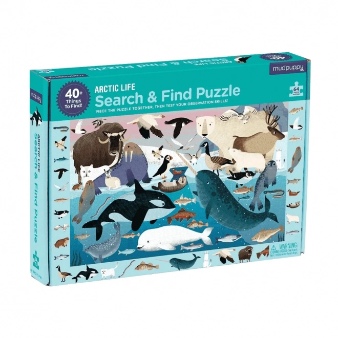 Mudpuppy puzzle Slaži i pronađi: Život u Arktiku