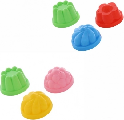 Plastične kalupe 3 kom 8 cm