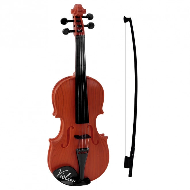 Dječje violine s tamnosmeđim gudalom