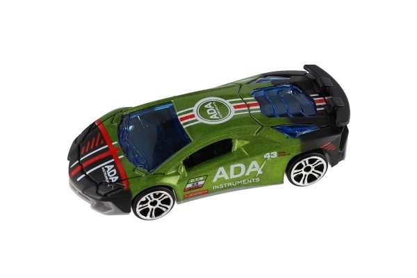 Auto sportski 6 kom metal/plastika 8 cm slobodni hod u kutiji 10,5x27,5x4 cm