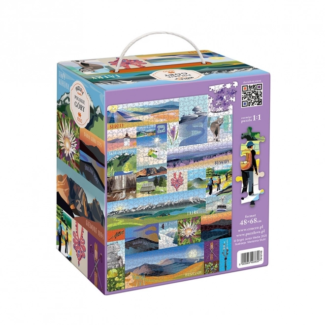 Puzzle Puzzlove Poljske planine 1000 dijelova