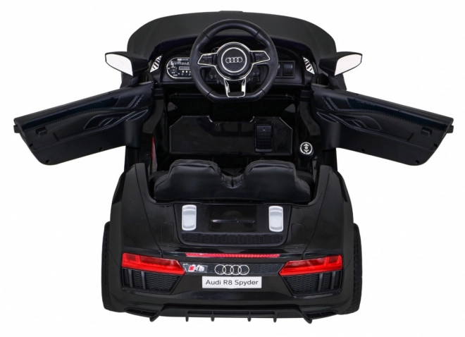 Audi R8 crni električni autić s daljinskim upravljanjem, EVA kotačima, sporim startom i MP3 LED