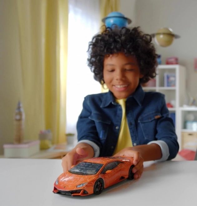 Puzzle 108 dijelova 3D Vozila Lamborghini Huracan Evo Arancio