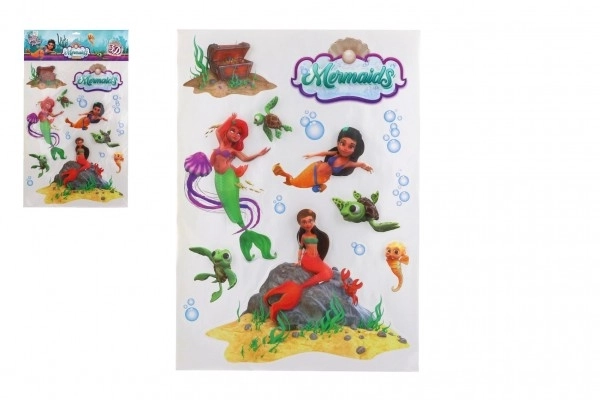 3D XXL Zidne naljepnice Sirena