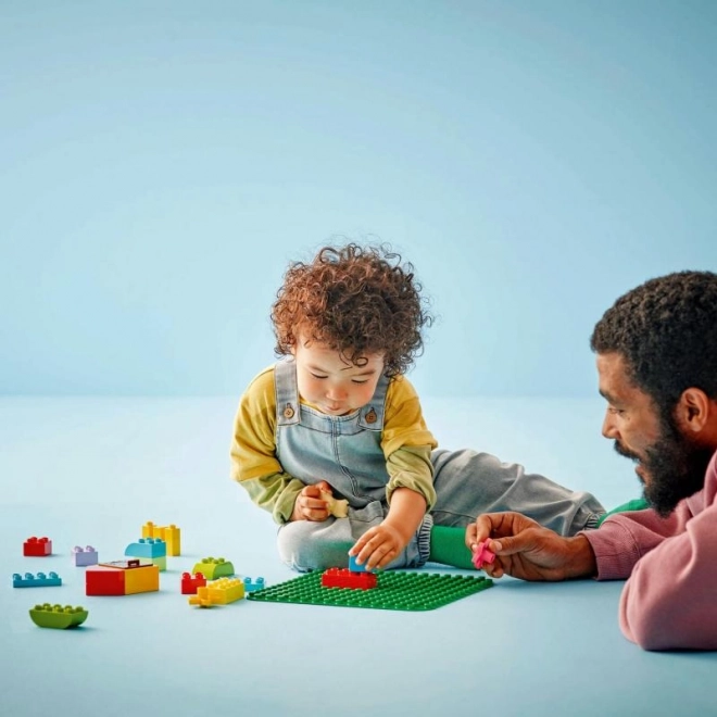 Lego Duplo zelena konstrukcijska ploča