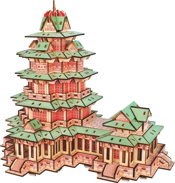 Woodcraft drvene 3D slagalice – toranj Yuejiang