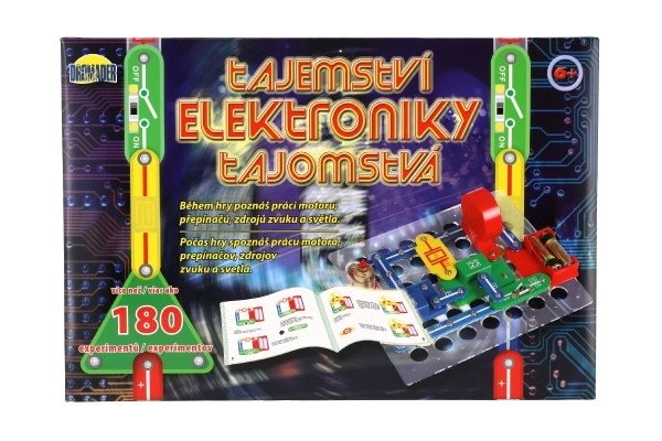 Tajne elektronike 180 eksperimenata na baterije u kutiji 42x28,5x4cm od 6 godina
