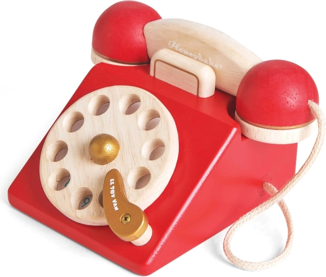 Drveni retro telefon LE TOY VAN