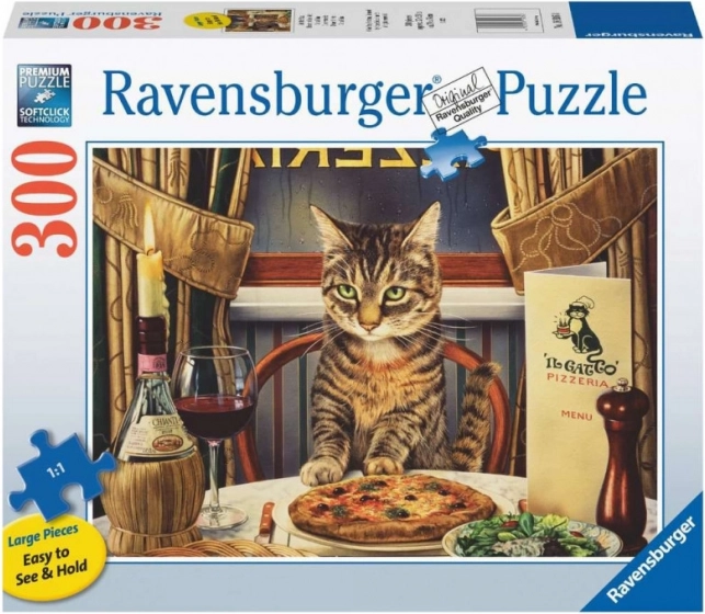 Puzzle 2D Veliki format - Večera nasamo 300 dijelova