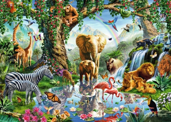 Ravensburger Puzzle Avantura u džungli 1000 dijelova