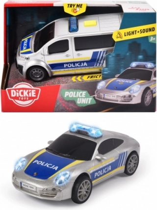 Policijsko vozilo SOS s frikcijskim pogonom te svjetlom i zvukom