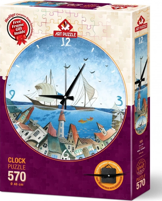 Puzzle sat s motivom Grad ispod površine 570 dijelova s okvirom