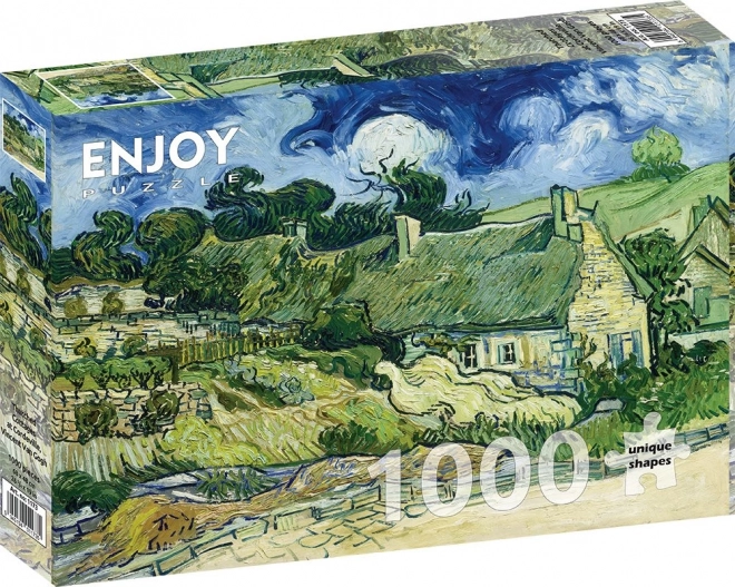 Uživajte u slagalici Vincent van Gogh: Slamnate kućice u Cordevilleu 1000 komada