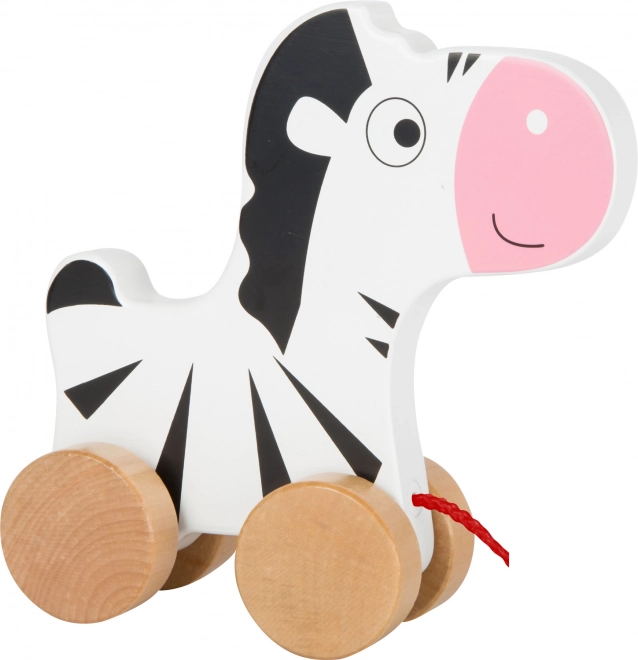 Small Foot drvena vučna zebra