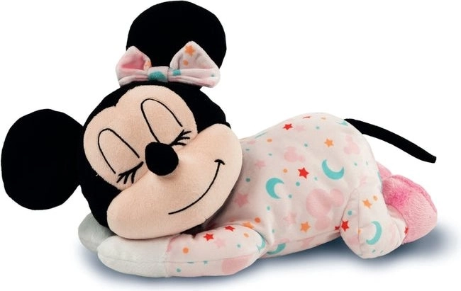 Opuštajuća plišana Minnie s kromoterapijom i melodijama CLEMENTONI BABY