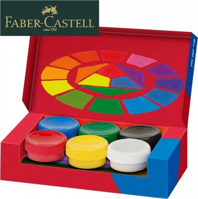 Tempere Faber-Castell 6x20ml