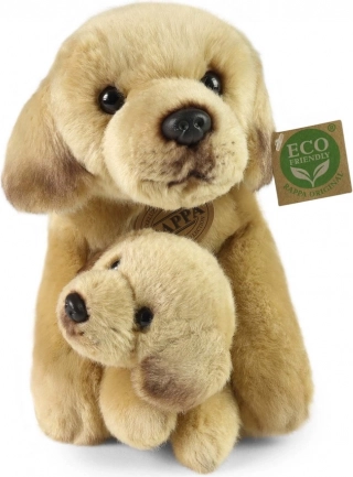 rappa plišani labrador sa štencićem, ležeći 25 cm eco‑friendly